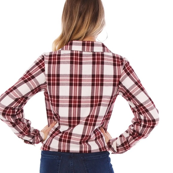 NWT Sanctuary Boyfriend for Life Shirt Renegade Plaid. Size 1X - Picture 4 of 15